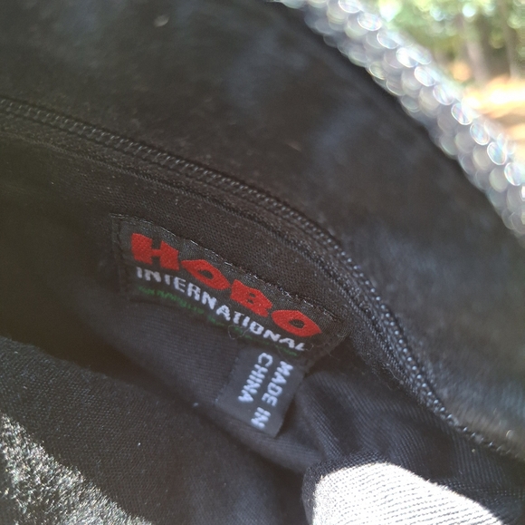 Vintage Hobo International Black Smooth Leather Small Crossbody Travel  Bag - Picture 10 of 11